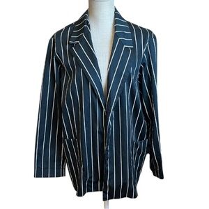 Elizabeth Arden The Salon Vintage Navy Striped Blazer - 44 (10)